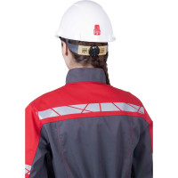 Женская летняя куртка iForm ХАЙ-ТЕК SAFETY серый/красный/черный Кур 421/80/158