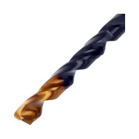 Сверло по металлу Golden Tip 5 мм, HSS-Tin, 10 шт, DIN 338 Denzel 717213