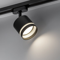 Трековый светильник RITTER Artline поворотный цилиндр 85x80mm GX53 230В алюминий/пластик 4м2 черный 59866 8