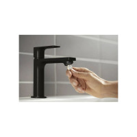 Смеситель для раковины Hansgrohe Rebris e 110 матовый черный 72557670 00000122406