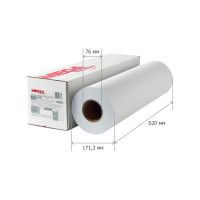 Бумага широкоформатная InkJet Комус 80г 620ммх175м 76мм 87406
