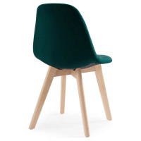 Деревянный стул Woodville filip green/wood 15100