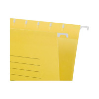 Подвесная папка Attache foolscap, картон, желтый, до 200 листов, 5 шт. 1554459
