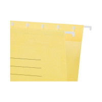 Подвесная папка Attache, А4, картон, желтый, до 200 листов, 5 шт. 1554455