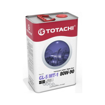 Минеральное трансмиссионное масло Totachi NIRO Super Gear GL-5/MT-1 80W-90 4589904921957