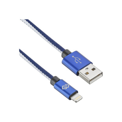 Кабель DIGMA LIGHT-1.2M-BL USB (m)-Lightning (m), 1,2 метра, синий 1080345