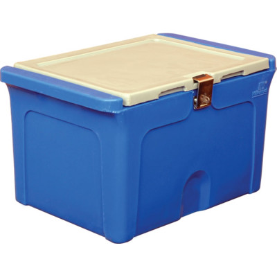 Контейнер 500х335х303 мм синий с крышкой ТАРА 01318