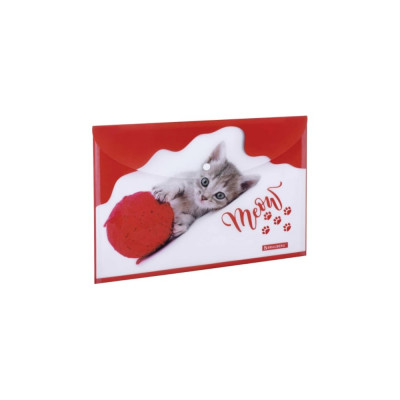 Папка-конверт BRAUBERG FUNNY CAT 228038