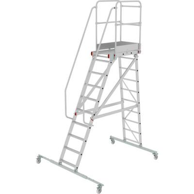 Передвижная односторонняя лестница-подмости Новая Высота NV 5510 5510110