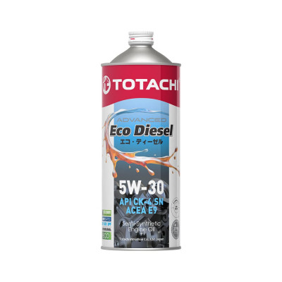 Моторное масло Totachi Eco Diesel Semi-Synthetic CK-4/CJ-4/SN, 10W-40 E1301