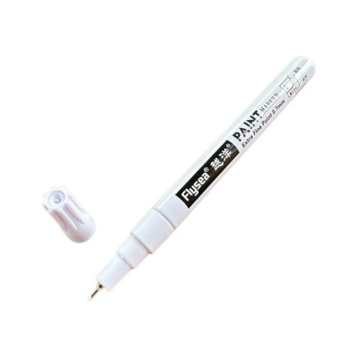 Маркер для маркировки кабеля и проводов Flysea Paint Marker FS-119-white