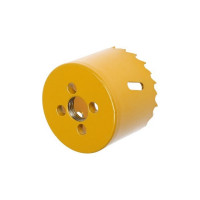 ТУНДРА Коронка биметаллическая 57 мм, M16 с дополнительной фиксацией 7351938