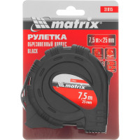 Рулетка Black 7,5 м х 25 мм MATRIX 31015