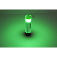 Фонарь, зеленый, водонепроницаемость до 60м, 3 режима, на 1хAAA ЯРКИЙ ЛУЧ GLO-TOOB 4606400105145