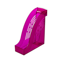 Вертикальный тонированный накопитель Attache Яркий Офис Слива, 95 мм 644887