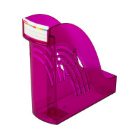 Вертикальный тонированный накопитель Attache Яркий Офис Слива, 95 мм 644887