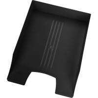 Горизонтальный лоток для бумаг BRAUBERG CONTRACT, А4, 340х254х66.5 мм, черный 230879