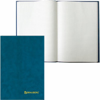 Книга учета BRAUBERG 160 л, А4 200х290 мм клетка, твердая обложка из картона, блок 130182