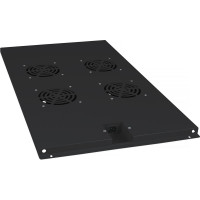 Модуль Cabeus, с 4-я вентиляторами, для установки в шкафы серии SH-05C , ND-05C, глубиной 1200мм, TRAY-120-BK