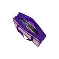 Папка с ручками BRAUBERG Black Cat А4, 1 отделение, пластик, молния сверху, 75 мм 270122
