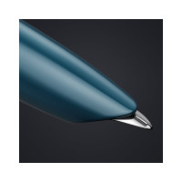 Перьевая ручка Parker 51 Teal Blue CT черная, 0.8 мм, подарочная упаковка 2123506