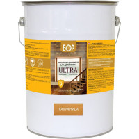 Защитная пропитка для дерева Бор Ultra для наружных работ, калужница 8 кг 4690417079513