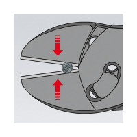 Бокорезы KNIPEX TwinForce® 180 мм, 1К ручки, KN-7371180