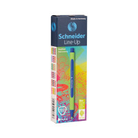 Набор ручек капиллярных Schneider, 10 шт в упаковке, Line-Up синяя, 0,4 мм 191003