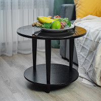 Журнальный стол Мебелик BeautyStyle 10 венге/стекло черное 2489