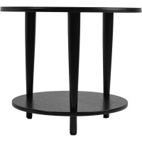 Журнальный стол Мебелик BeautyStyle 10 венге/стекло черное 2489