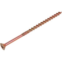 Шуруп Rusconnect CS 06120 с/нарез. д/дерева, потай, 6х120, 100 шт. Белый цинк 310612_