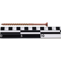 Шуруп Rusconnect CS 06120 с/нарез. д/дерева, потай, 6х120, 100 шт. Белый цинк 310612_