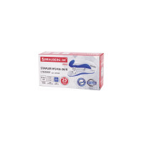 Степлер BRAUBERG JET PRO №24/6 26/6, до 25 листов, бело-синий 228584