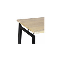 Стол на металлокаркасе BRABIX LOFT CD-001 дуб натуральный 641211