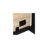 Стол на металлокаркасе BRABIX LOFT CD-001 дуб натуральный 641211