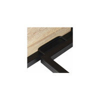 Стол на металлокаркасе BRABIX LOFT CD-001 дуб натуральный 641211