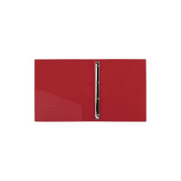 Папка на 4 кольцах BRAUBERG Extra ширина 40 мм, до 300 листов, красная, 0.8 мм 270549
