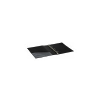 Папка BRAUBERG EXTRA на 4 кольцах ширина 40 мм, до 300 листов черная, 0.8 мм 270547