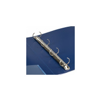 Папка BRAUBERG EXTRA на 4 кольцах ширина 40 мм, до 300 листов синяя, 0.8 мм 270548