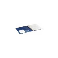Папка BRAUBERG EXTRA на 4 кольцах ширина 40 мм, до 300 листов синяя, 0.8 мм 270548