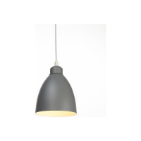 Подвесной светильник BayerLux Овал, 1x40Вт, E27, серый 14х14х18-98 см 3950404