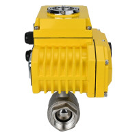 Кран шаровой DN.ru КШМП.316.230-ISO Ду80 Ру40 с электроприводом QT-010 24В D160-00227