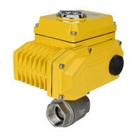 Кран шаровой DN.ru КШМП.316.230-ISO Ду80 Ру40 с электроприводом QT-010 24В D160-00227