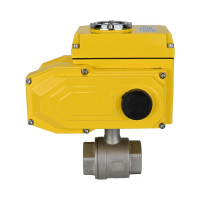 Кран шаровой DN.ru КШМП.316.230-ISO Ду80 Ру40 с электроприводом QT-010 24В D160-00227