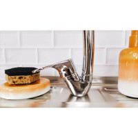 Смеситель для кухни Melodia della vita Rock картридж 35 мм утка, поворотный аэратор 69719