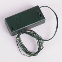 Искусственная новогодняя декоративная ель Золотая сказка 50 см, зеленая, с гирляндой и игрушками 591316