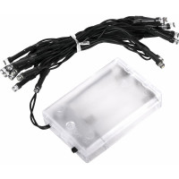 Искусственная новогодняя декоративная ель Золотая сказка 50 см, зеленая, с гирляндой и игрушками 591316