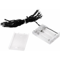 Искусственная новогодняя декоративная ель Золотая сказка 50 см, зеленая, с гирляндой и игрушками 591316