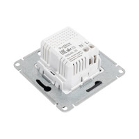 Розетка USB Systeme Electric (Schneider Electric) Glossa антрацит 5В/2100мА, 2х5В/1050мА SE GSL000733
