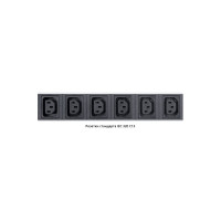 Блок розеток Cabeus для 19 шкафов, вертикальный, 10 розеток Schuko 10 розеток IEC 320 PDU-16-10S-10C13-B